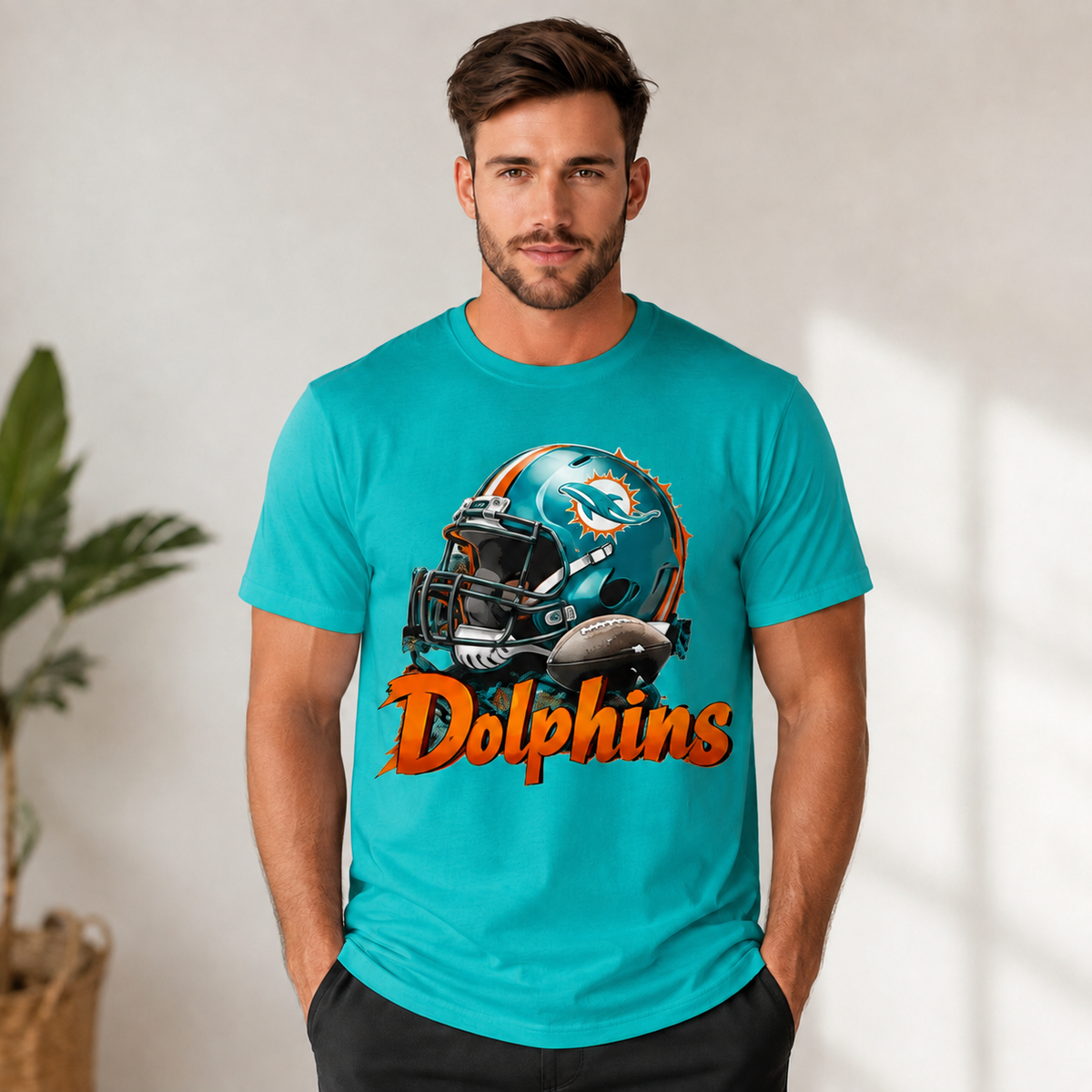 Miami Dolphins Game Day Tee | Personalized Football Fan Shirt | NFL Fan Gift