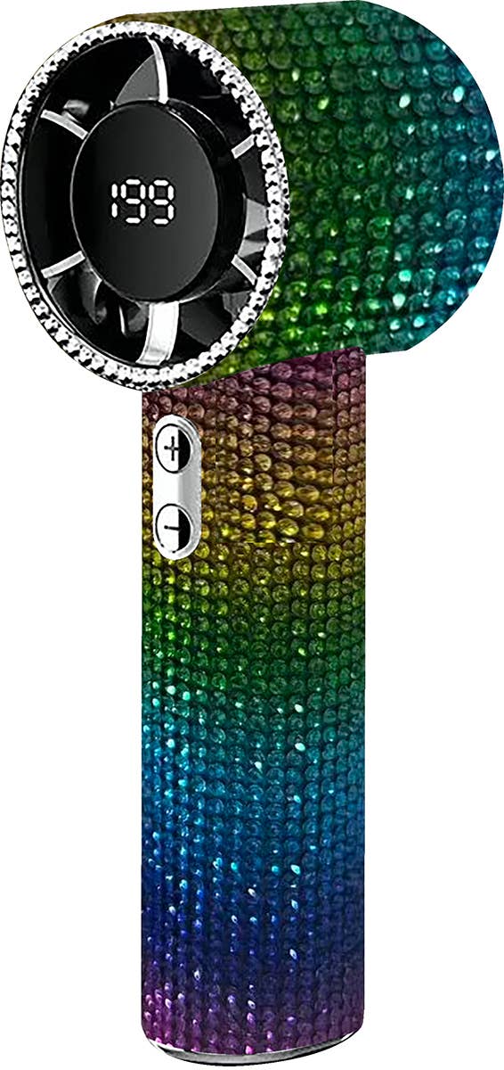 Rechargeable Crystal Handheld Fan