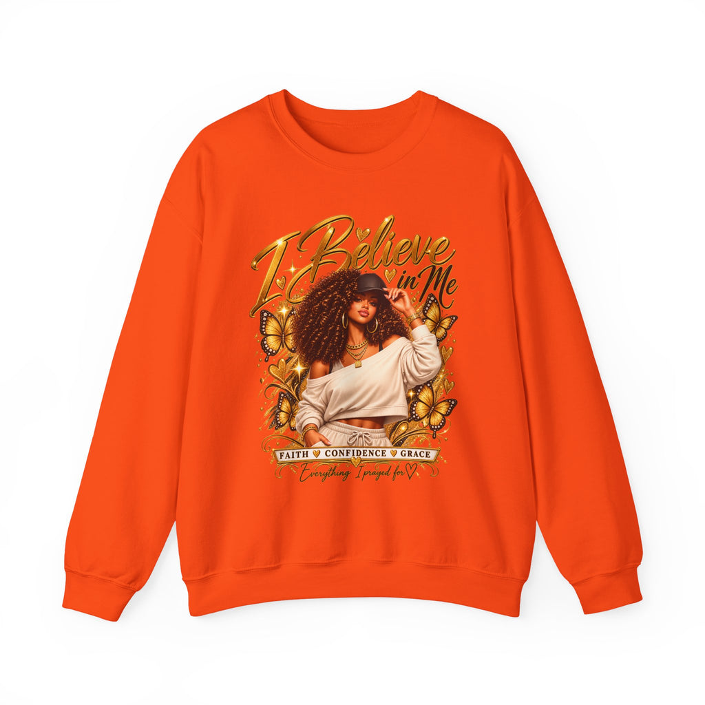 I Believe in Me Personalized Sweatshirt – Custom Name
