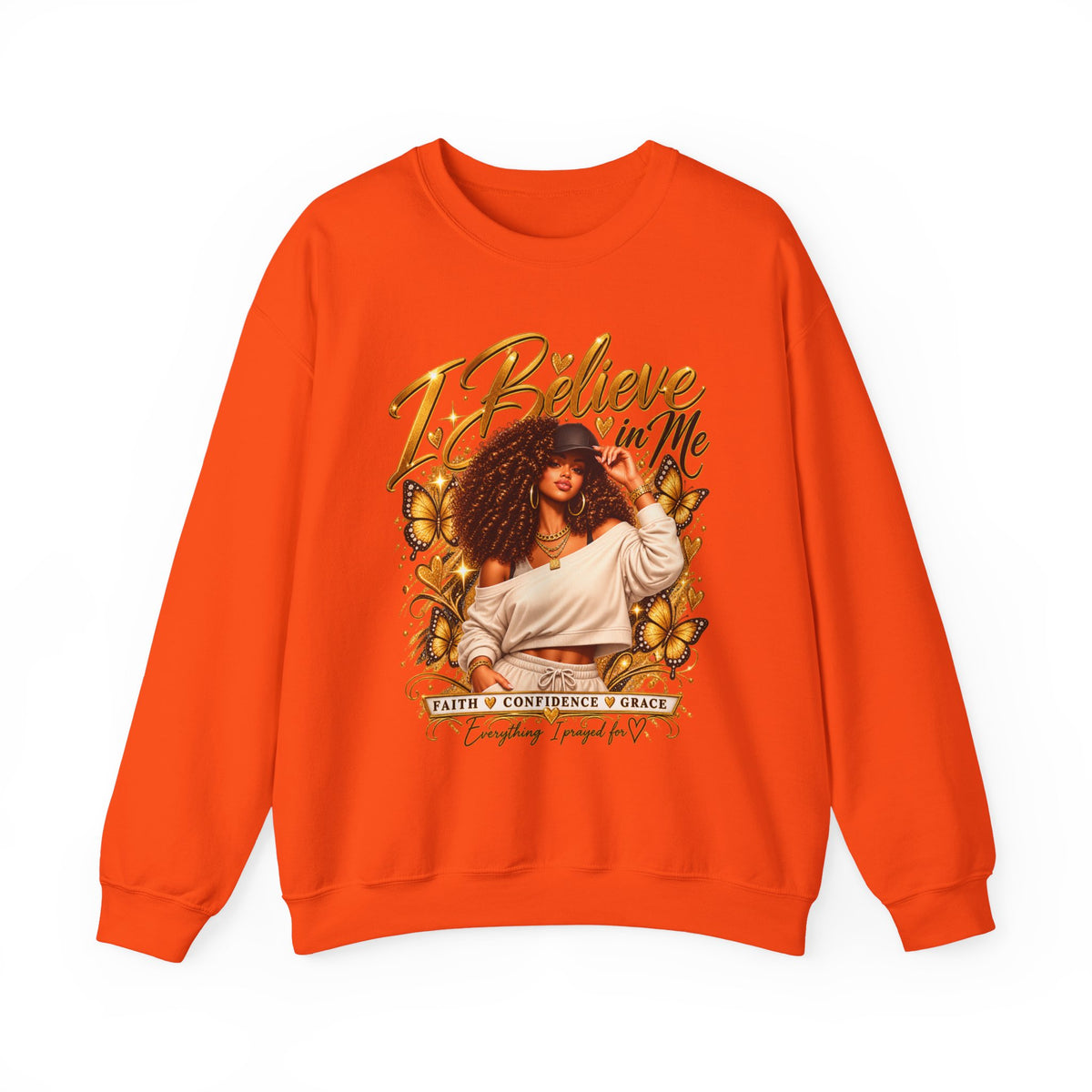I Believe in Me Personalized Sweatshirt – Custom Name