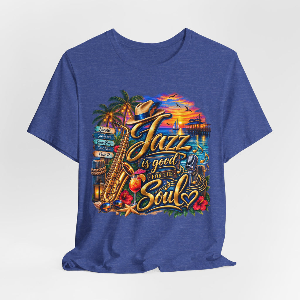 Jazz Is Good for the Soul Unisex T-Shirt – Jazz & R&B Music Lover Tee