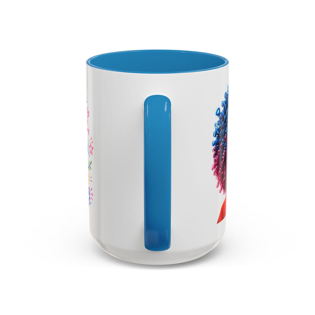 Stay Positive Motivational Accent Mug – 11 oz & 15 oz