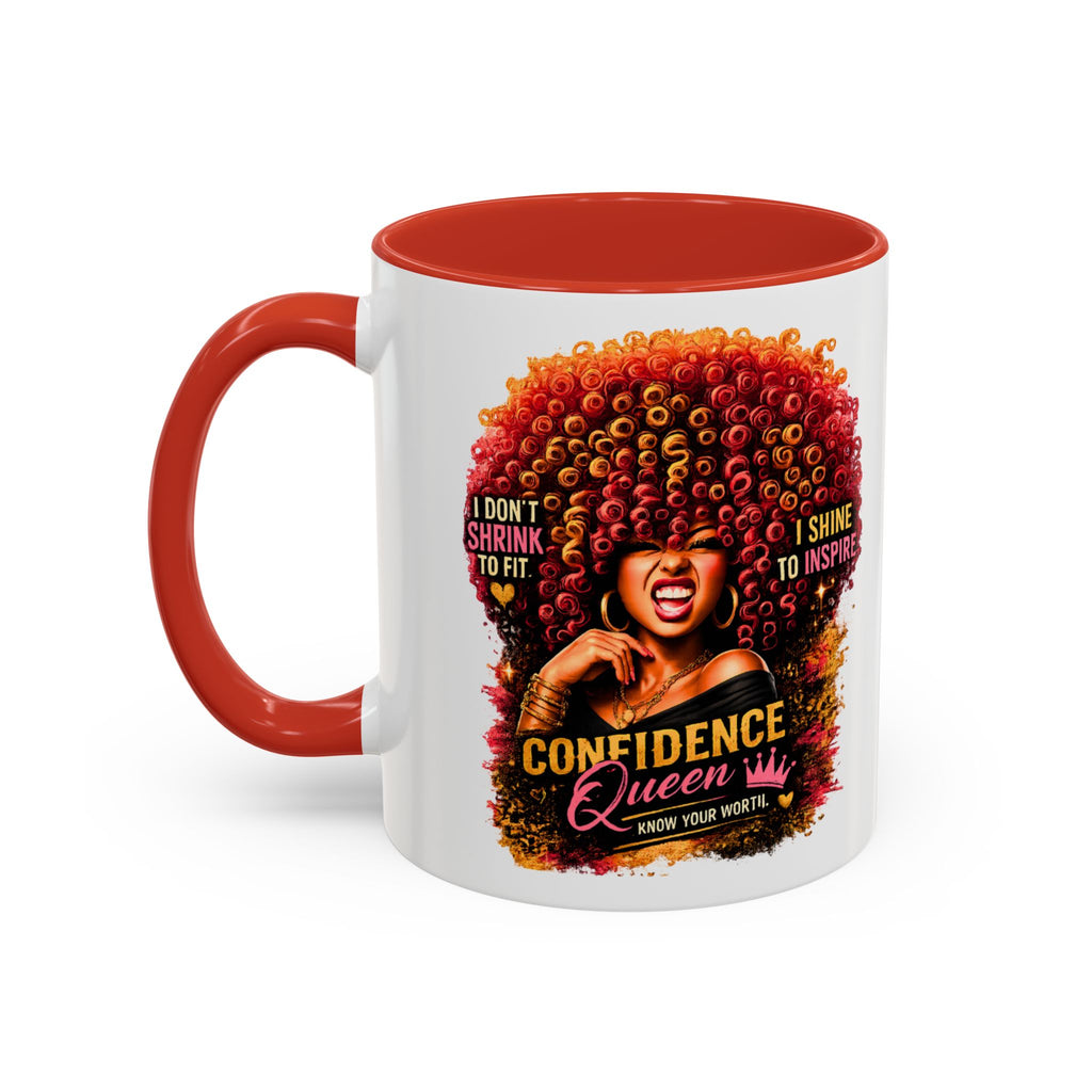 Confident Queen Accent Mug - 11 oz, 15 oz