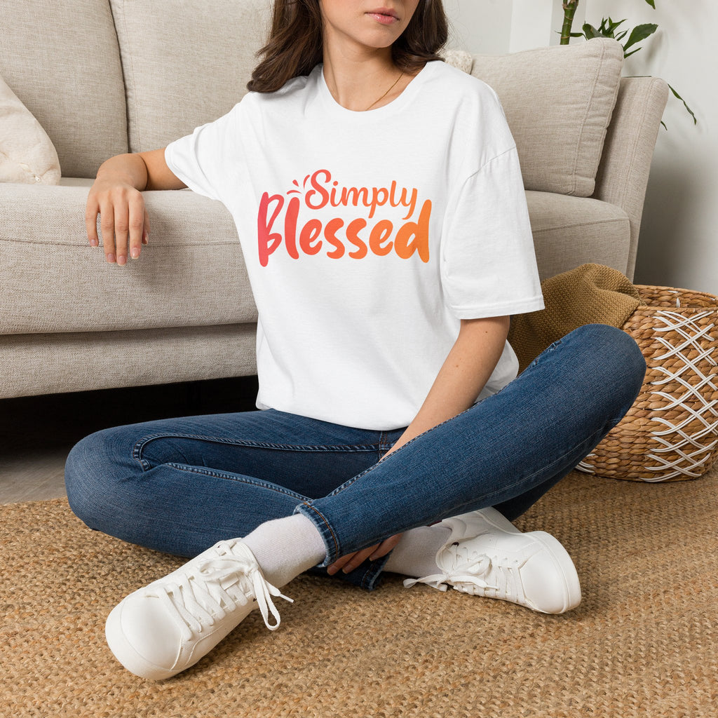 Simply Blessed Christian Unisex T-Shirt | Inspirational Faith Graphic Tee