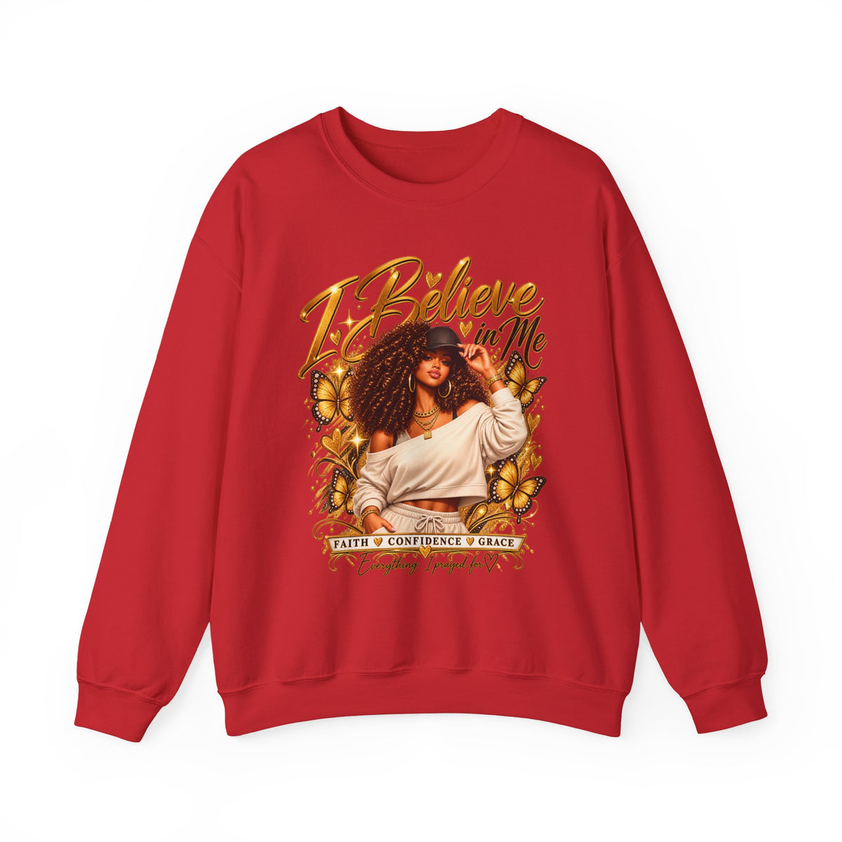 I Believe in Me Personalized Sweatshirt – Custom Name