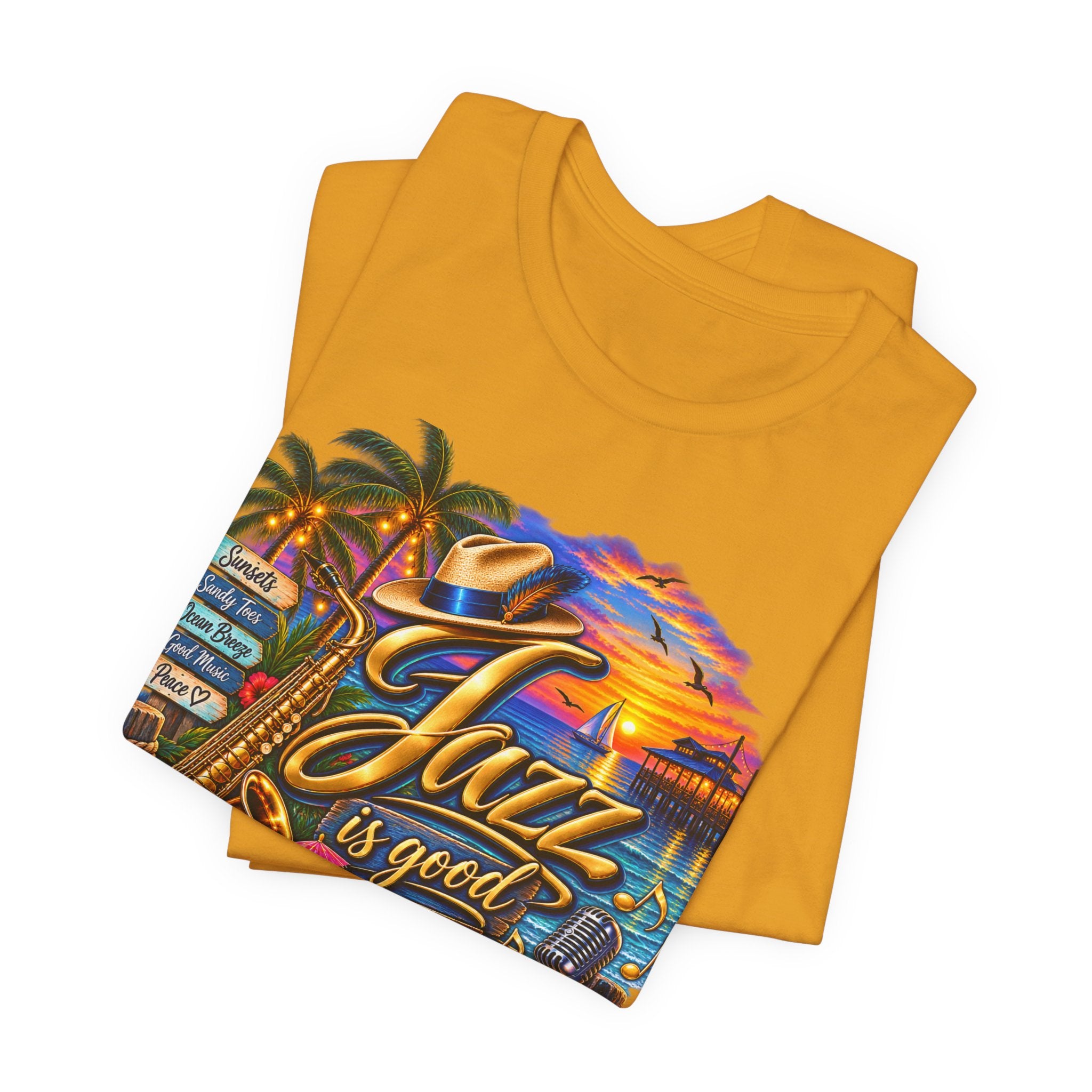 Jazz Is Good for the Soul Unisex T-Shirt – Jazz & R&B Music Lover Tee
