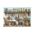 Rustic Kitchen Glass Cutting Board | Farmhouse Kitchen Decor & Serving Board | Add Your Name, Recipe or Family Design