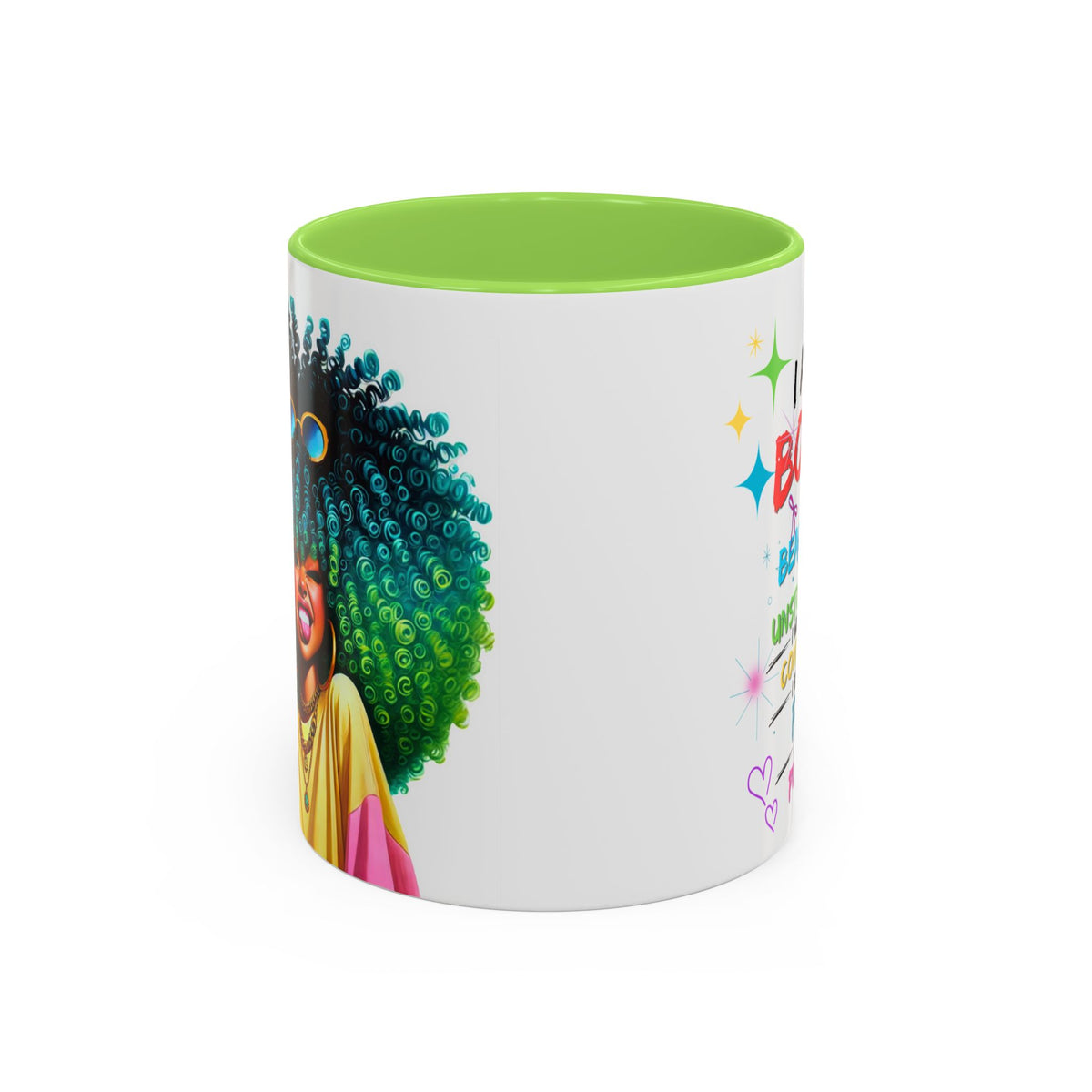 I Am Bold Inspirational Accent Mug (11 oz, 15 oz)