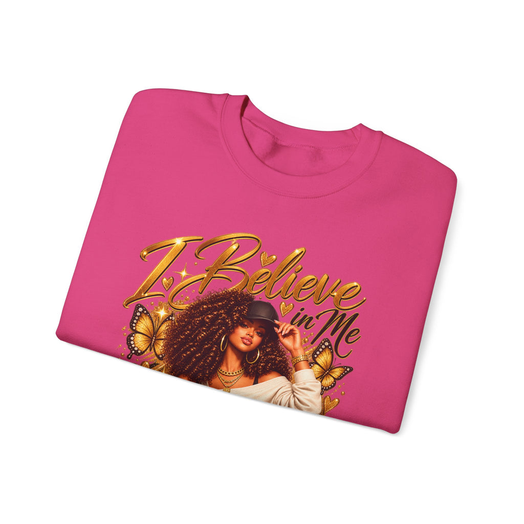 I Believe in Me Personalized Sweatshirt – Custom Name