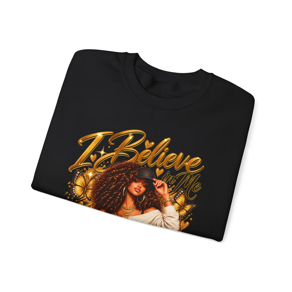 I Believe in Me Personalized Sweatshirt – Custom Name
