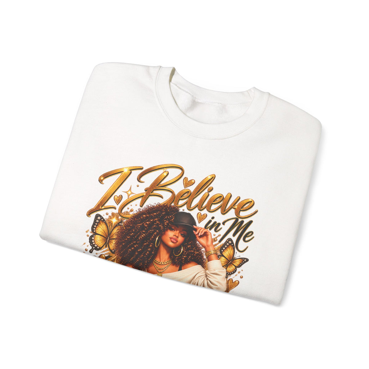 I Believe in Me Personalized Sweatshirt – Custom Name
