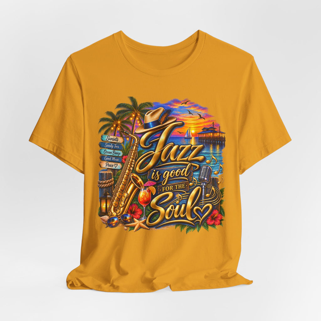 Jazz Is Good for the Soul Unisex T-Shirt – Jazz & R&B Music Lover Tee