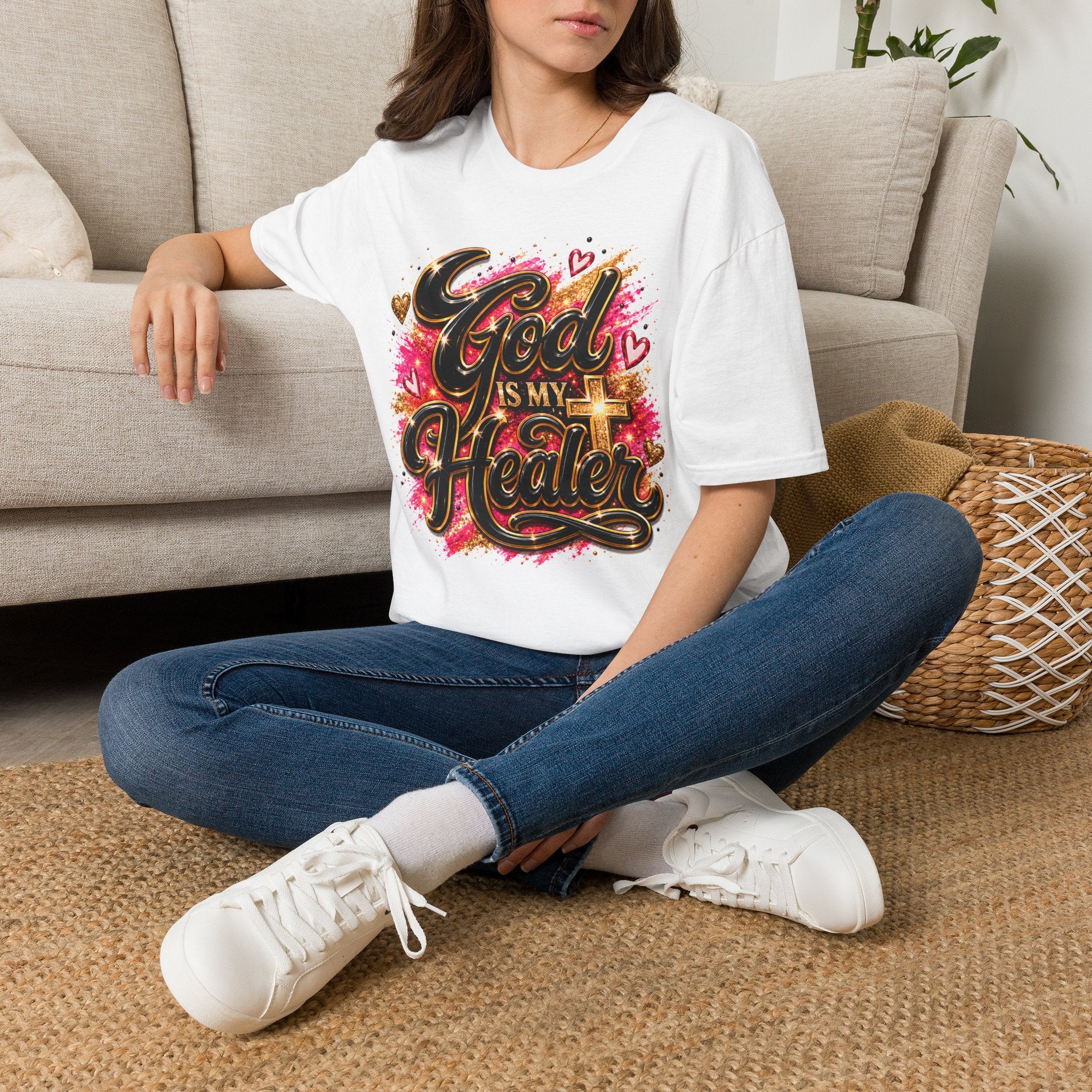 God Is My Healer| Signature Faith Collection Tee