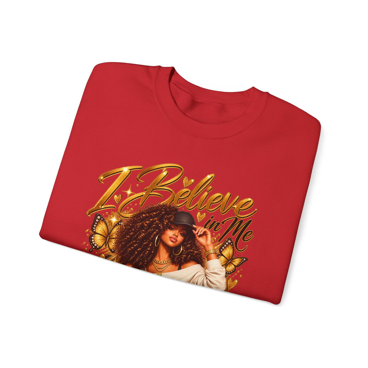 I Believe in Me Personalized Sweatshirt – Custom Name