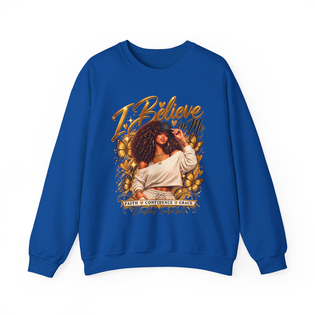 I Believe in Me Personalized Sweatshirt – Custom Name