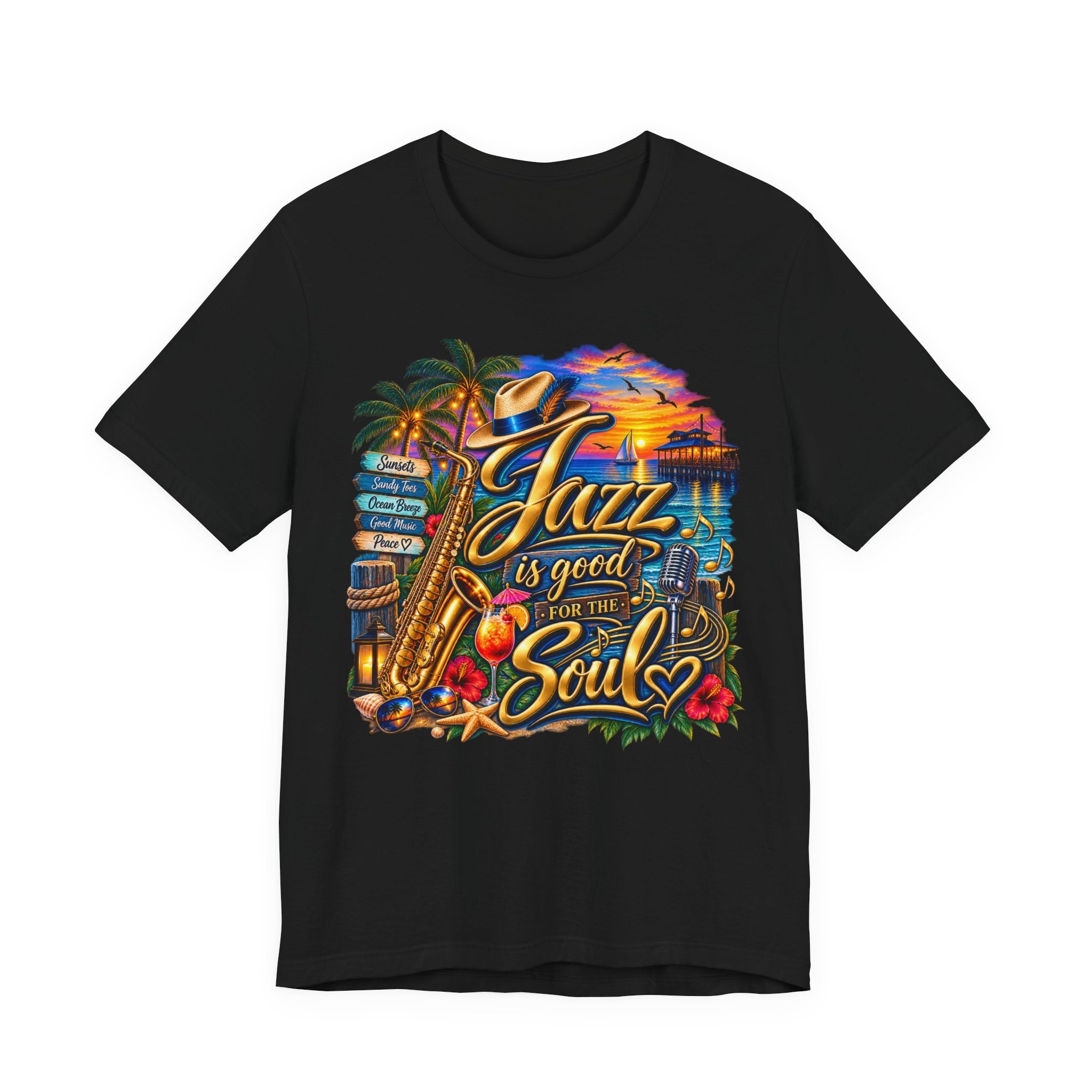 Jazz Is Good for the Soul Unisex T-Shirt – Jazz & R&B Music Lover Tee
