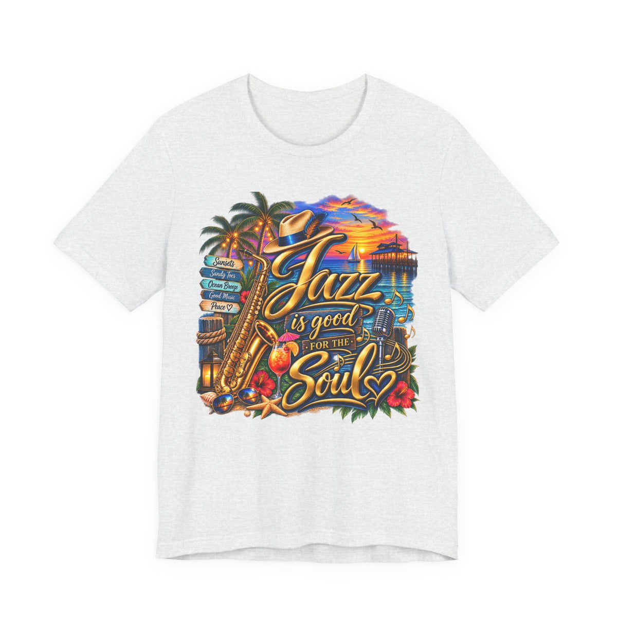 Jazz Is Good for the Soul Unisex T-Shirt – Jazz & R&B Music Lover Tee