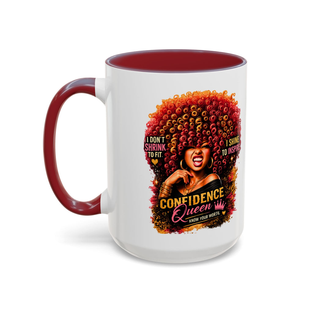 Confident Queen Accent Mug - 11 oz, 15 oz