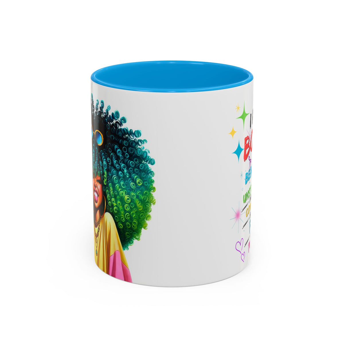 I Am Bold Inspirational Accent Mug (11 oz, 15 oz)