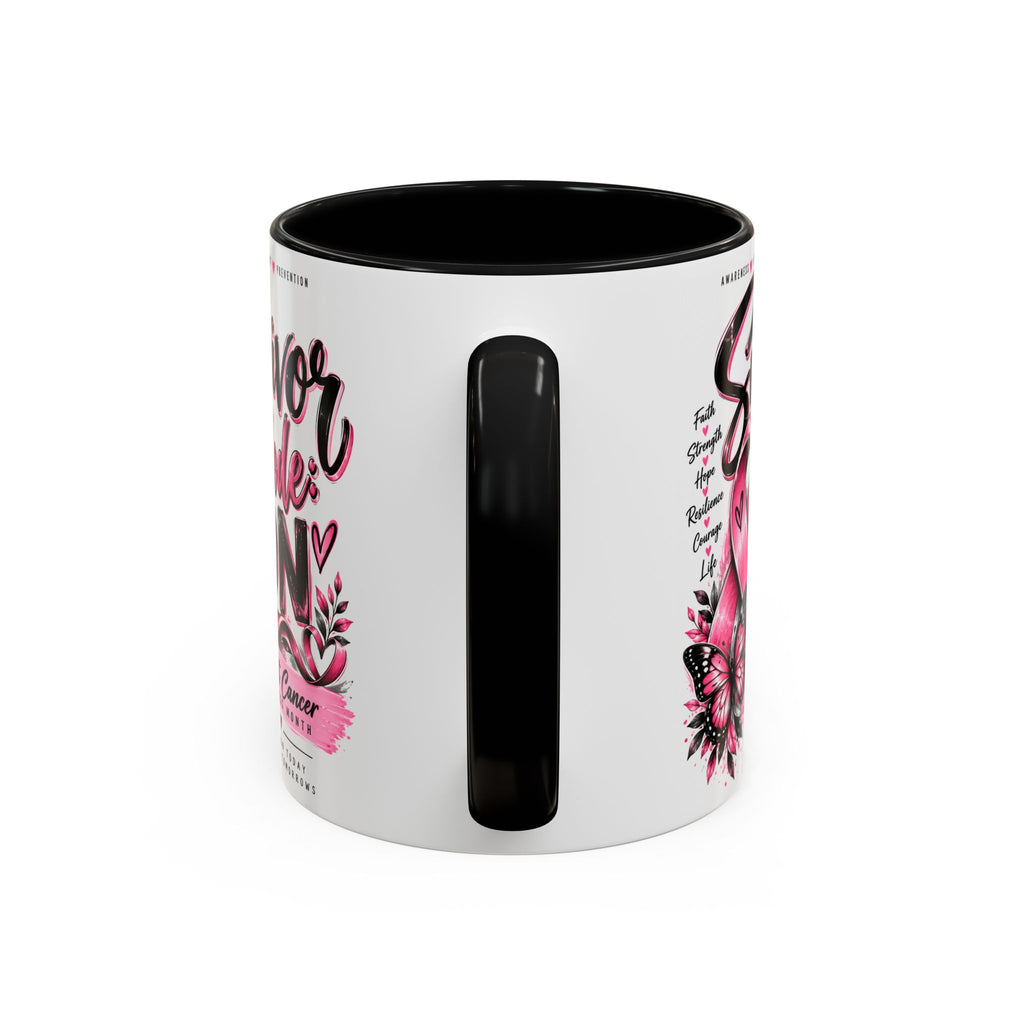 Survivor Mode: ON Breast Cancer Awareness Mug
