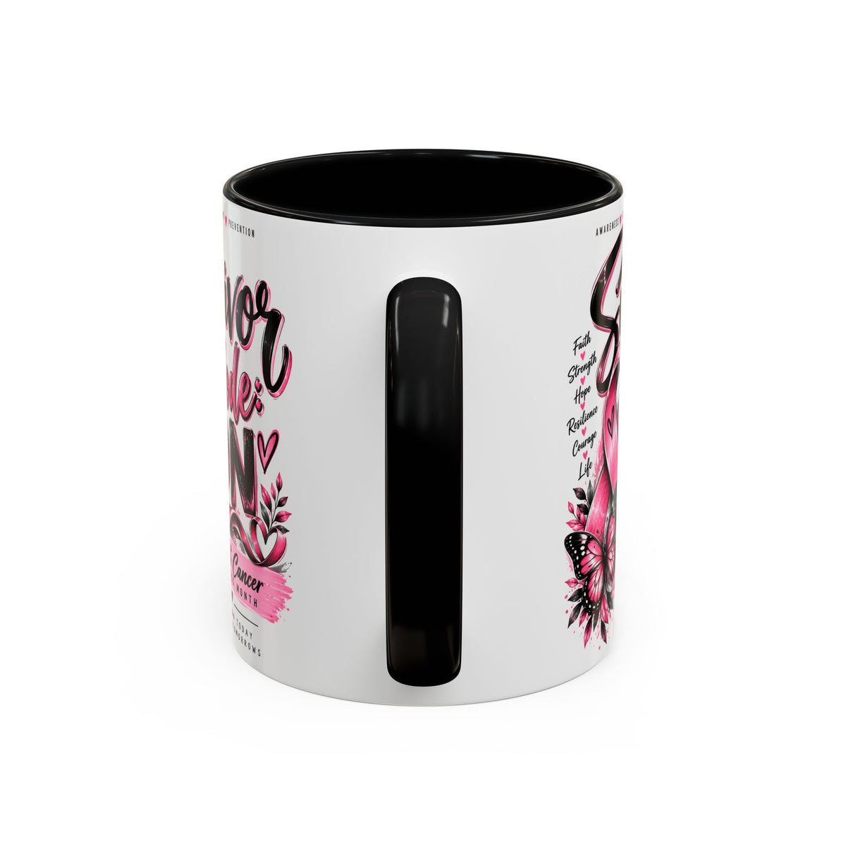 Survivor Mode: ON Breast Cancer Awareness Mug