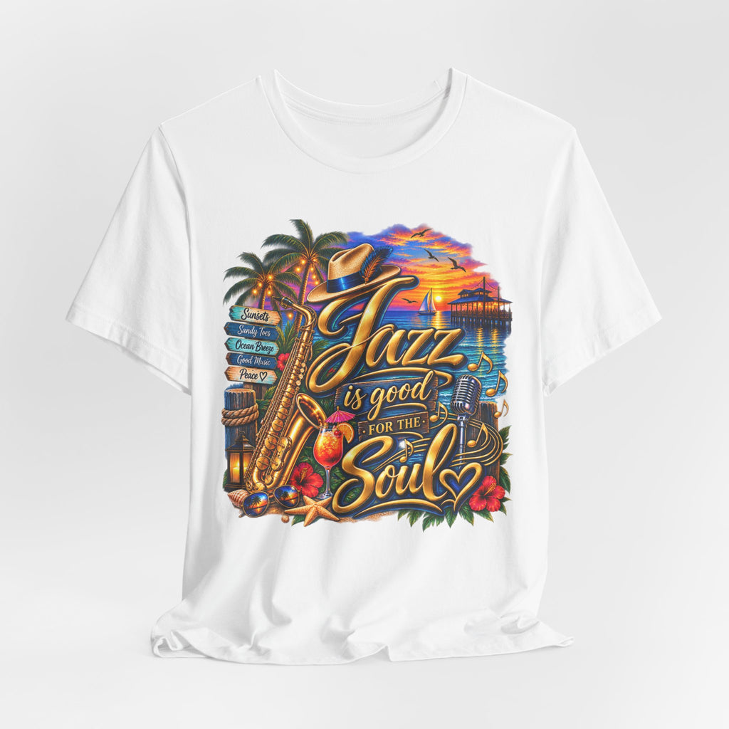 Jazz Is Good for the Soul Unisex T-Shirt – Jazz & R&B Music Lover Tee