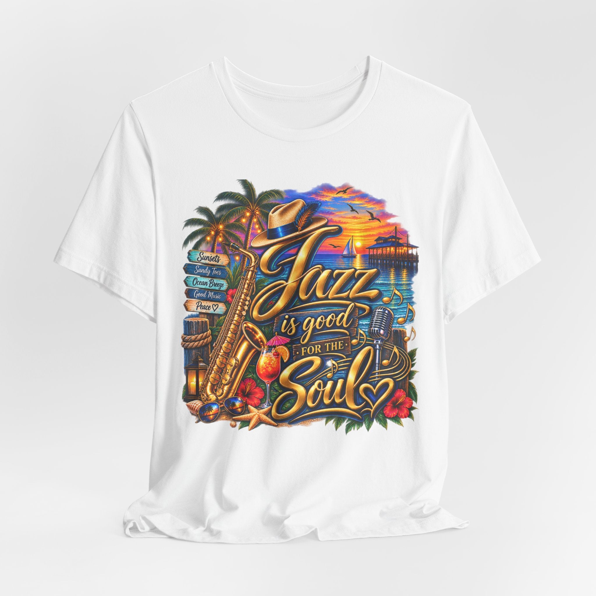 Jazz Is Good for the Soul Unisex T-Shirt – Jazz & R&B Music Lover Tee