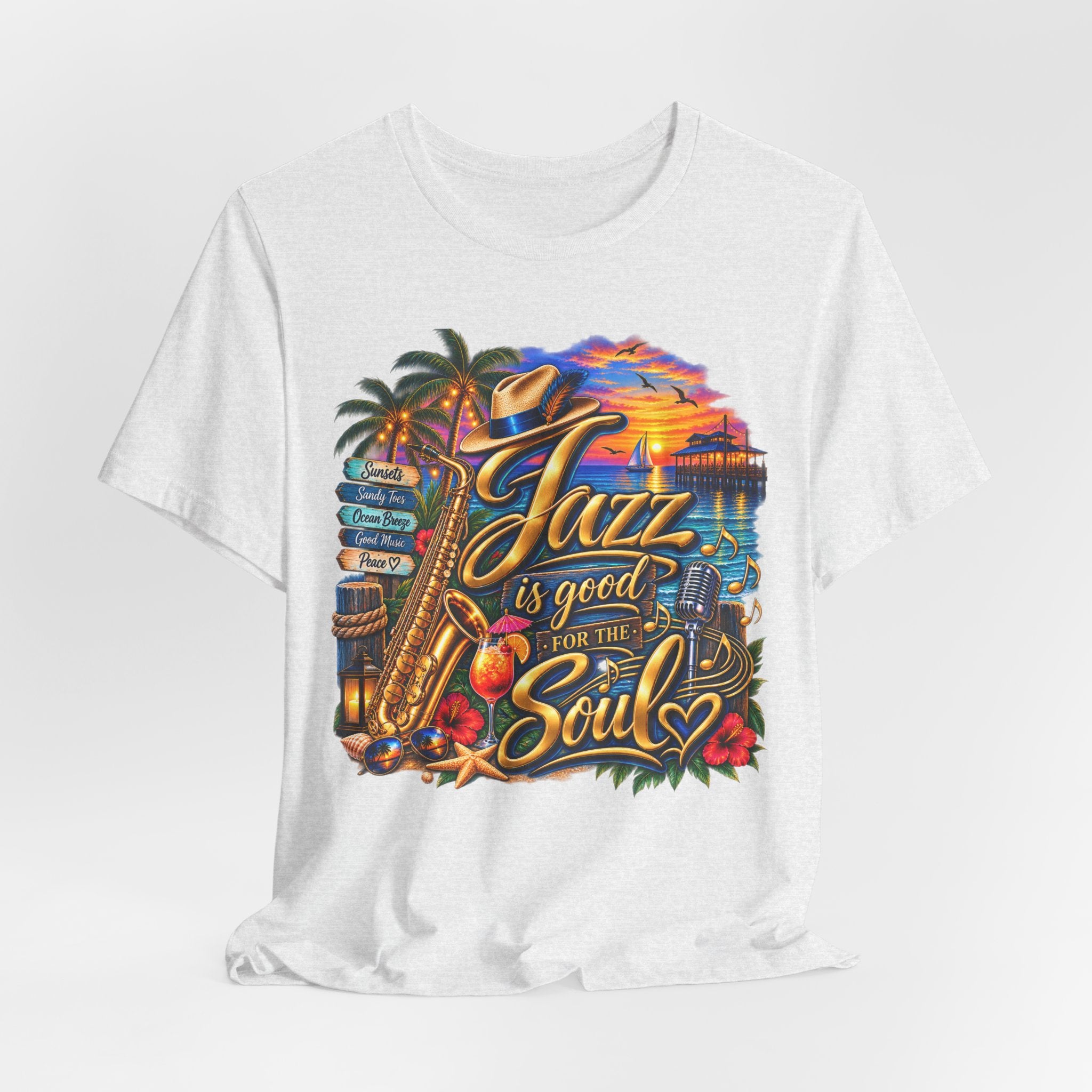 Jazz Is Good for the Soul Unisex T-Shirt – Jazz & R&B Music Lover Tee
