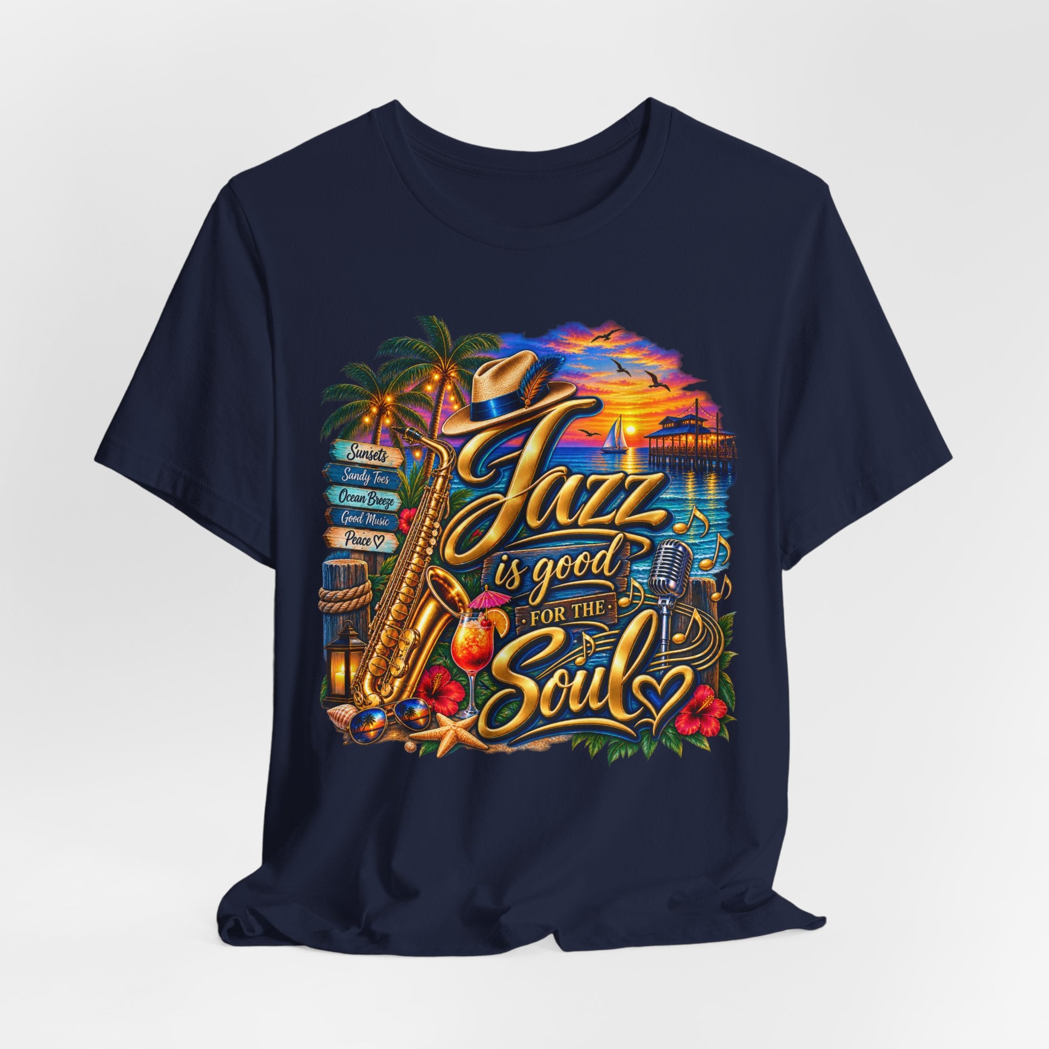 Jazz Is Good for the Soul Unisex T-Shirt – Jazz & R&B Music Lover Tee