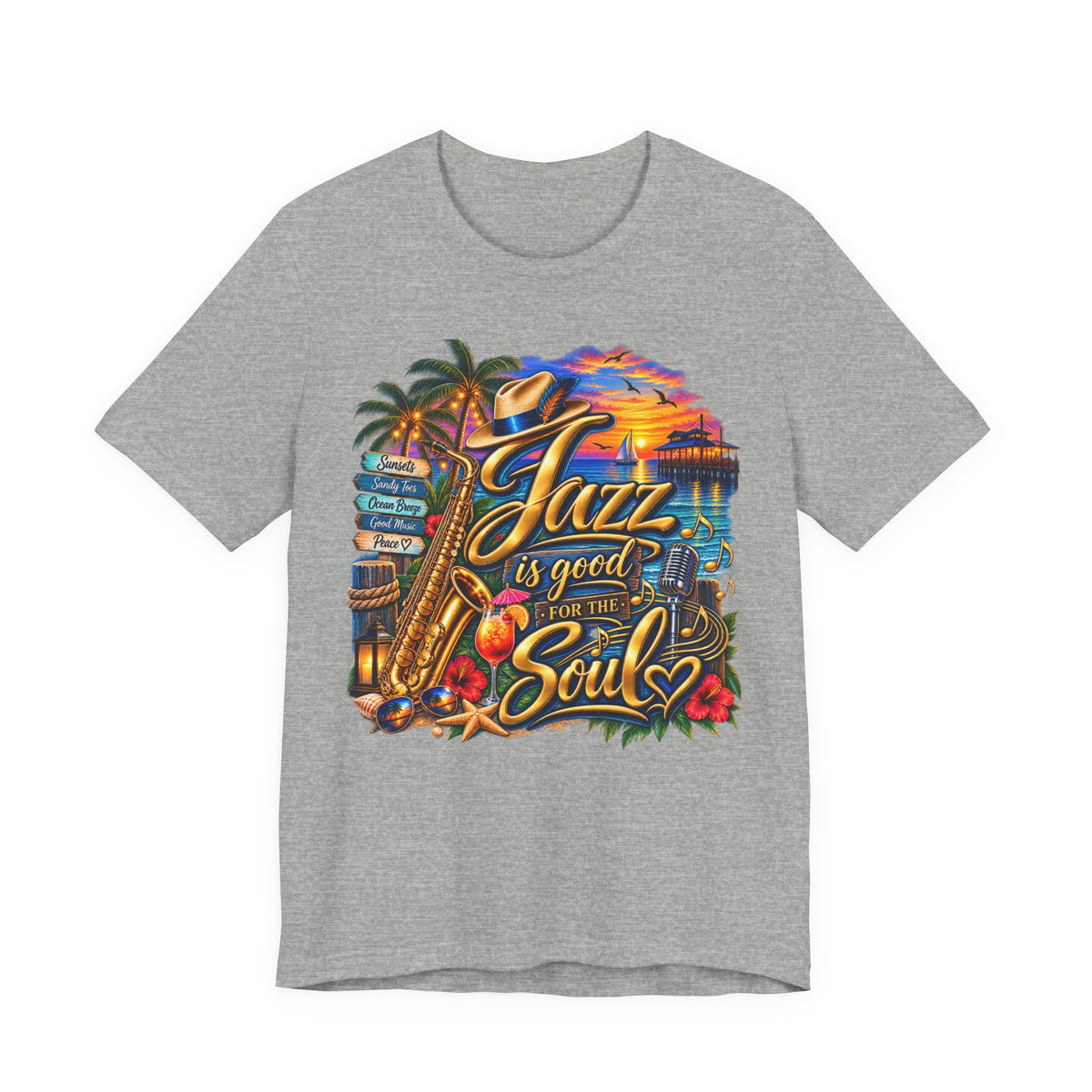 Jazz Is Good for the Soul Unisex T-Shirt – Jazz & R&B Music Lover Tee