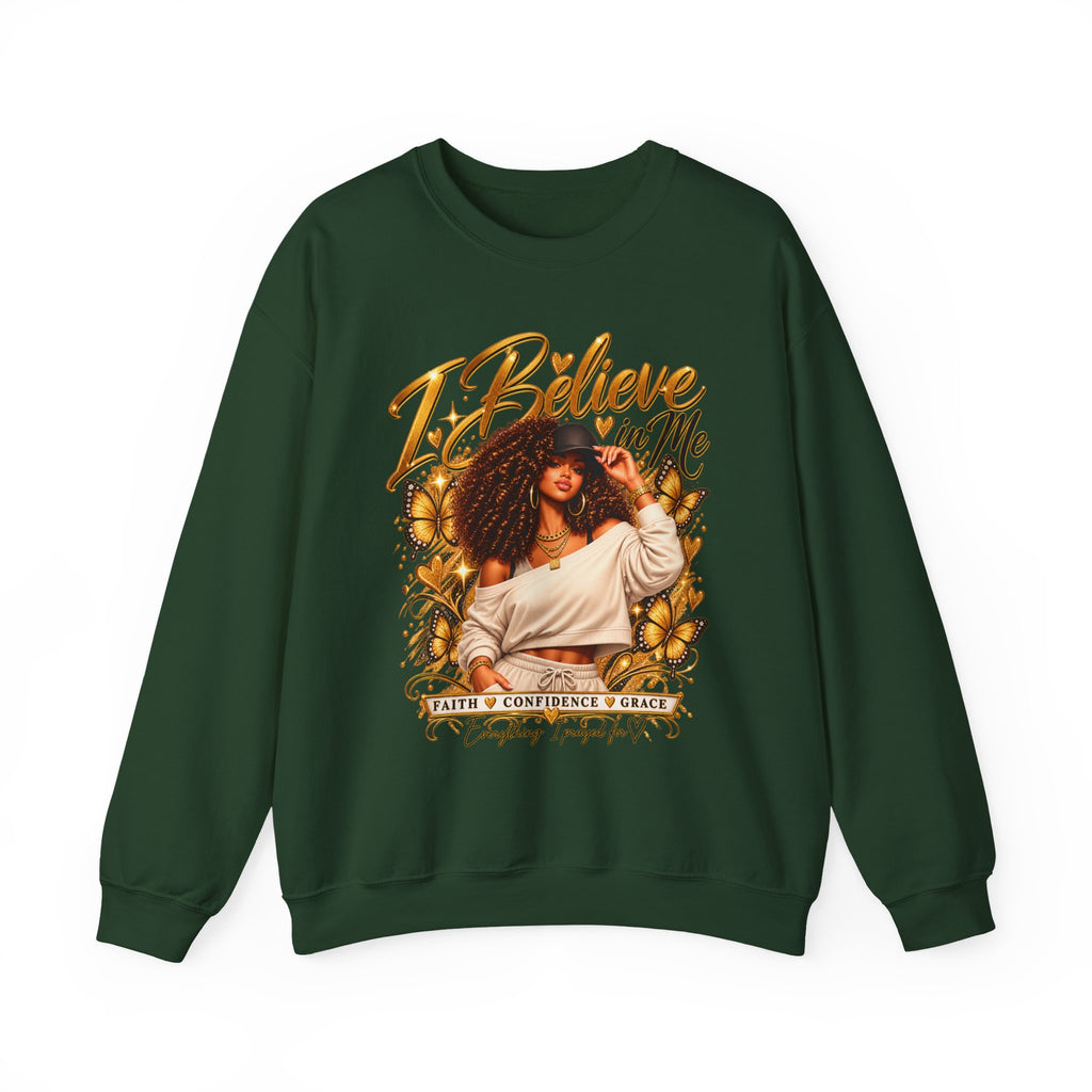I Believe in Me Personalized Sweatshirt – Custom Name