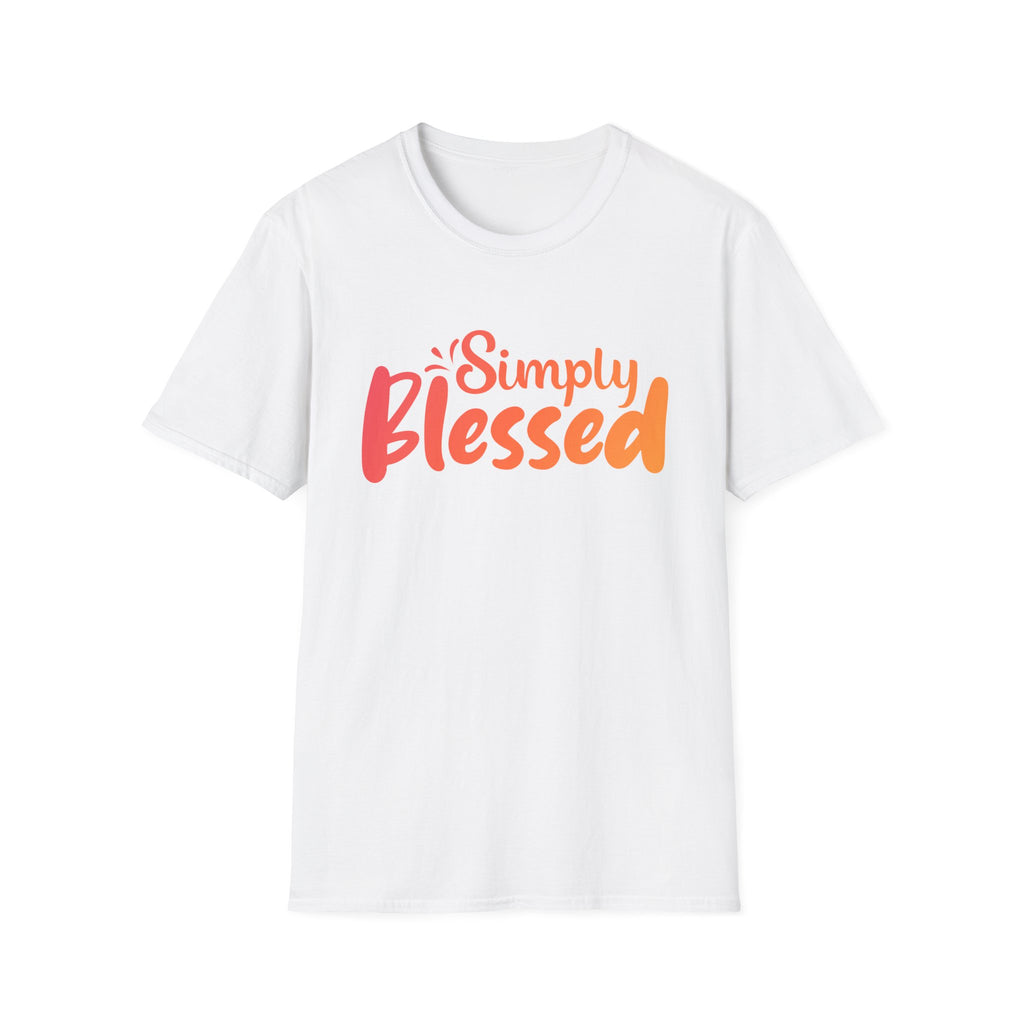 Simply Blessed Christian Unisex T-Shirt | Inspirational Faith Graphic Tee