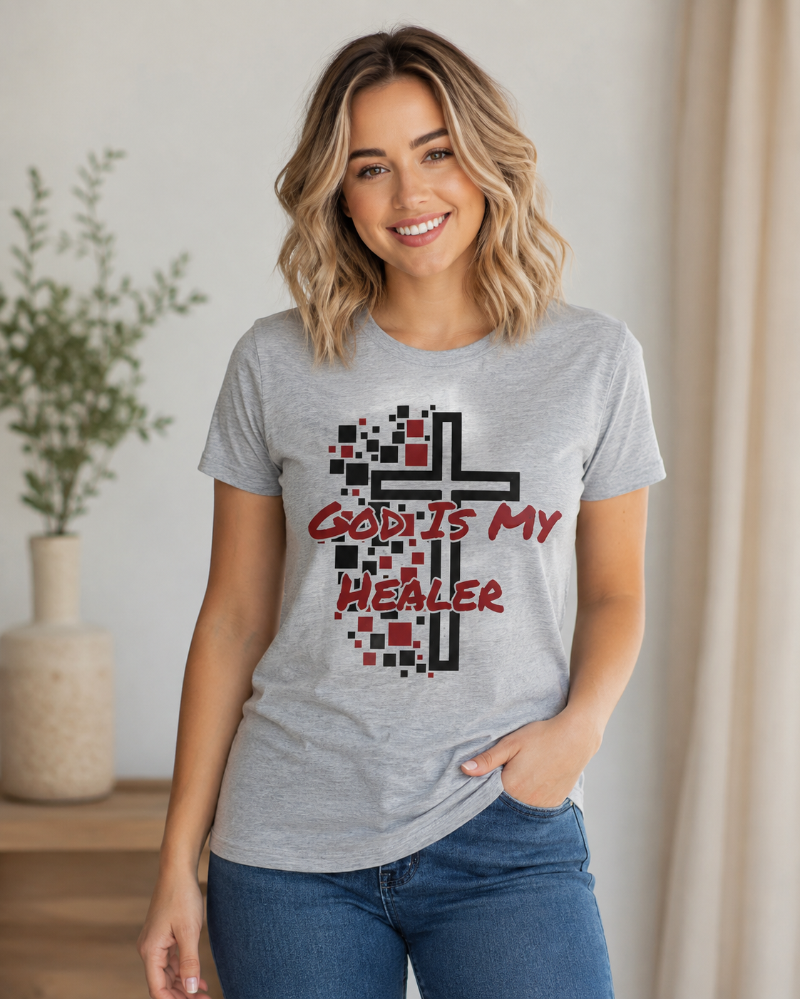 God Is My Healer| Christian Faith T-Shirt