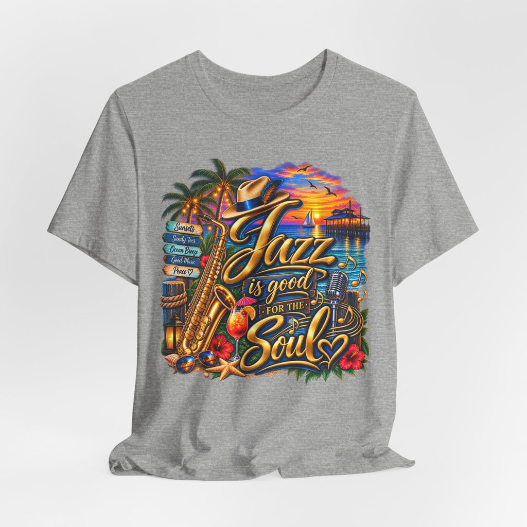Jazz Is Good for the Soul Unisex T-Shirt – Jazz & R&B Music Lover Tee