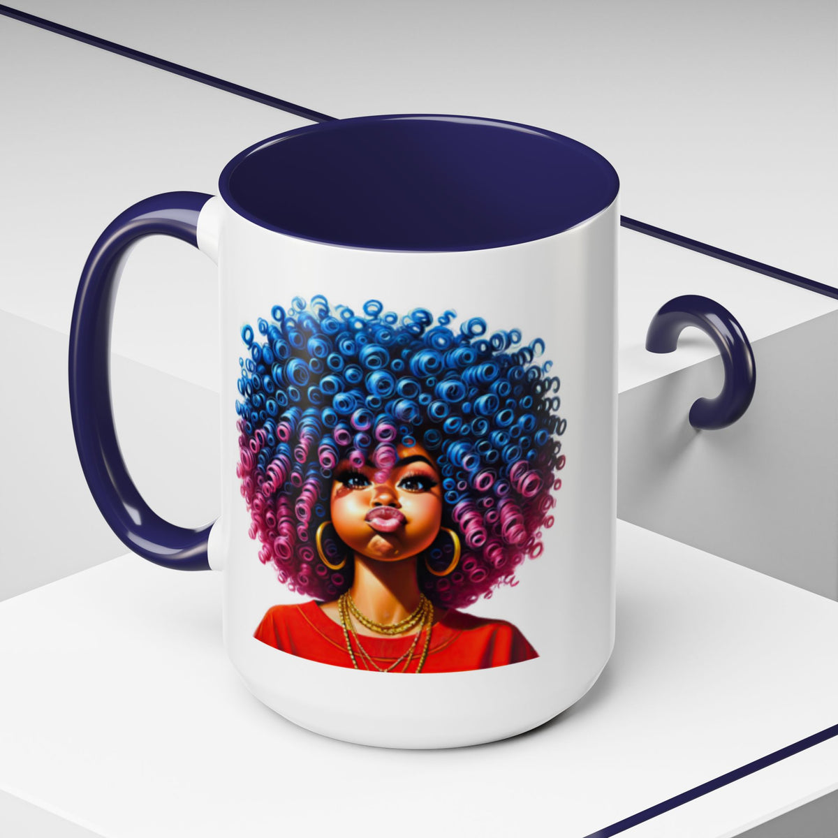 Stay Positive Motivational Accent Mug – 11 oz & 15 oz