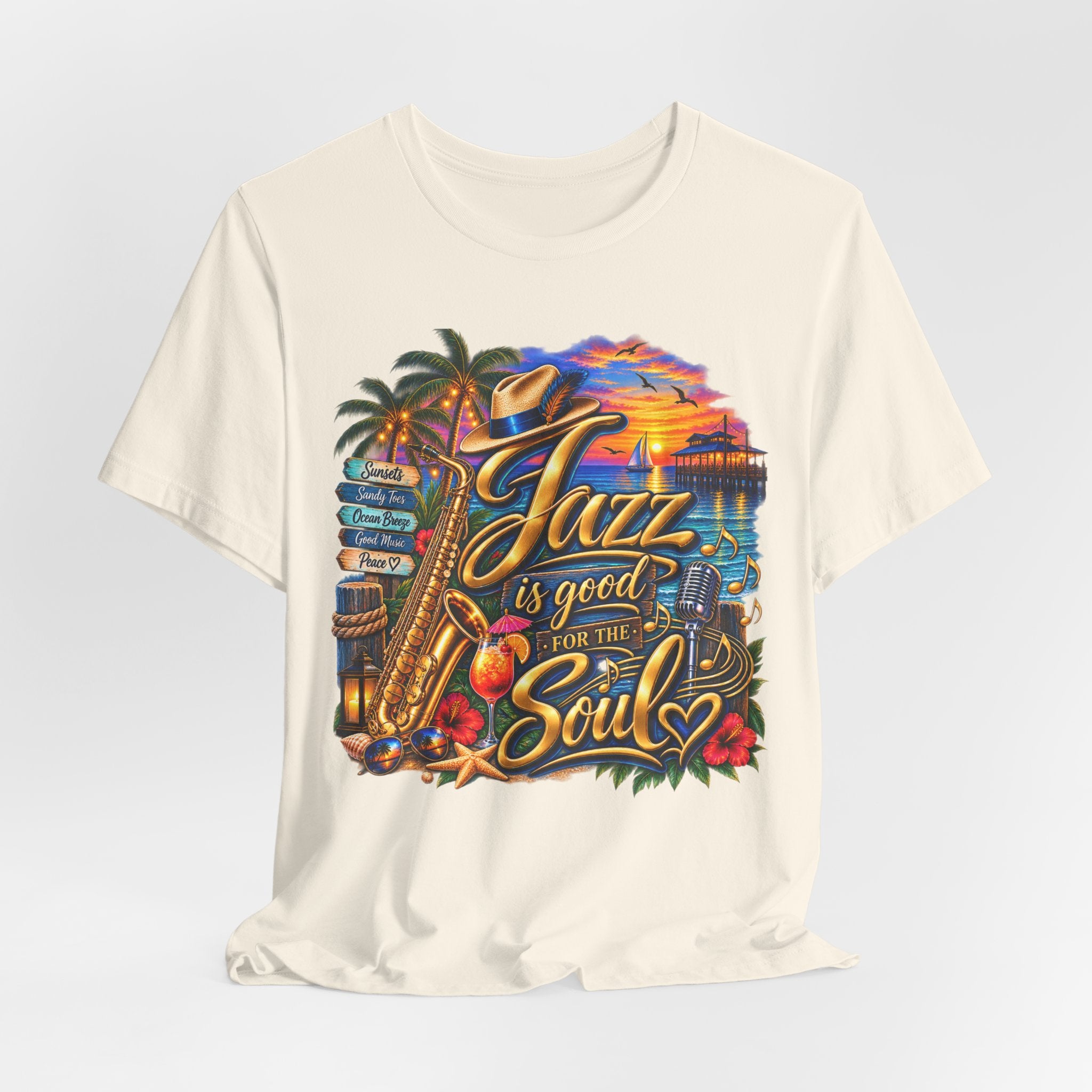 Jazz Is Good for the Soul Unisex T-Shirt – Jazz & R&B Music Lover Tee
