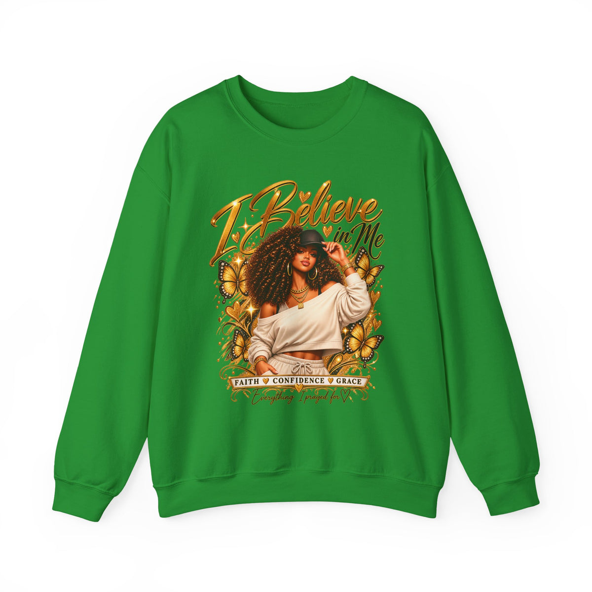 I Believe in Me Personalized Sweatshirt – Custom Name