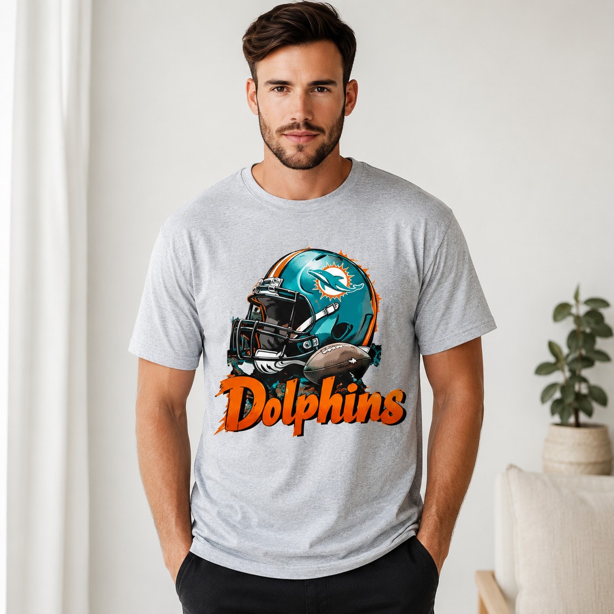Miami Dolphins Game Day Tee | Personalized Football Fan Shirt | NFL Fan Gift