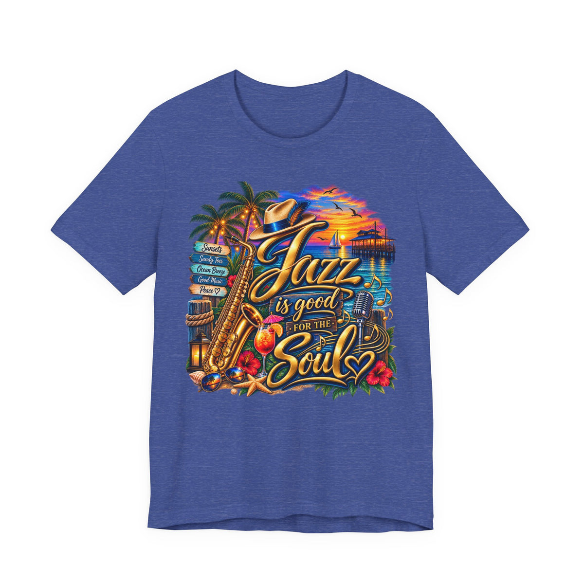 Jazz Is Good for the Soul Unisex T-Shirt – Jazz & R&B Music Lover Tee