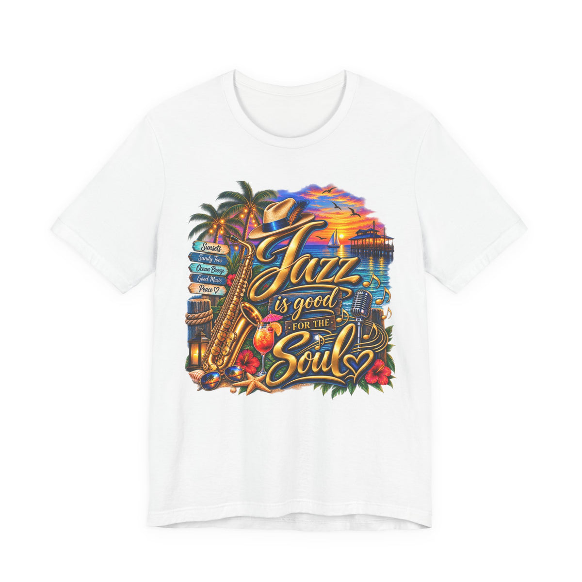 Jazz Is Good for the Soul Unisex T-Shirt – Jazz & R&B Music Lover Tee