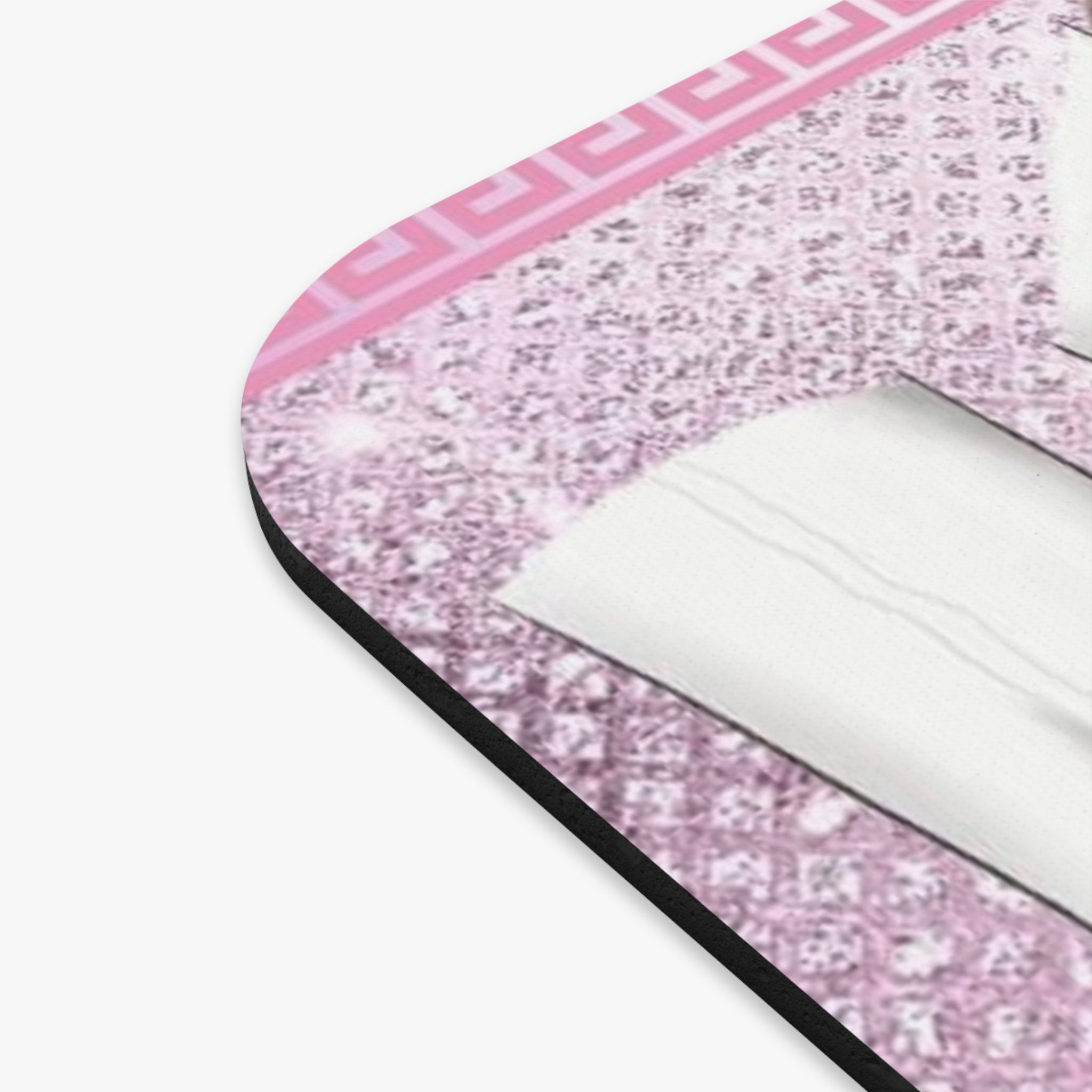 Keep Your Heels Head & Standards High Mouse Pad | Fashion Desk Mat | Pink Office Decor | Chic Gift for Women