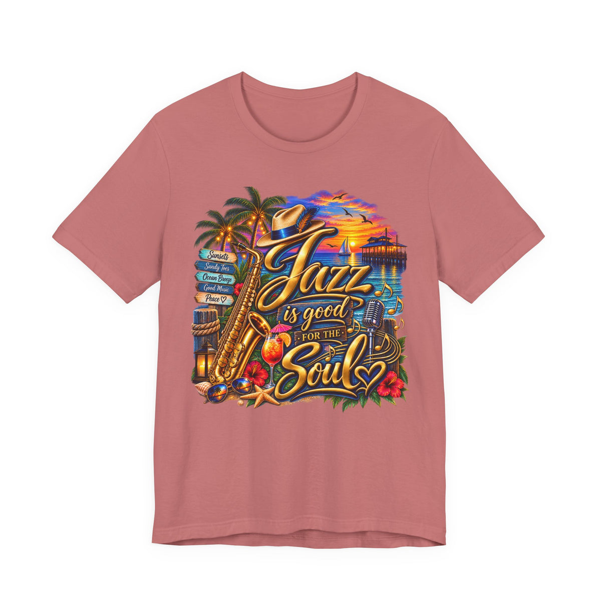 Jazz Is Good for the Soul Unisex T-Shirt – Jazz & R&B Music Lover Tee