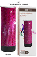 20 oz Crystal Bluetooth Speaker Tumbler