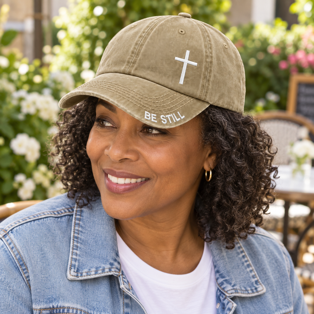 Cross Embroidered Faith Hats - Choose Your Style