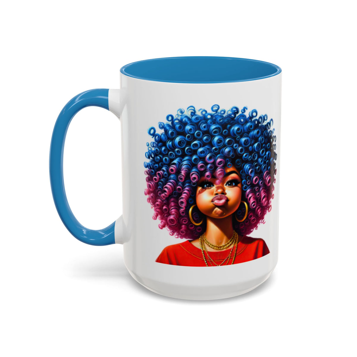 Stay Positive Motivational Accent Mug – 11 oz & 15 oz