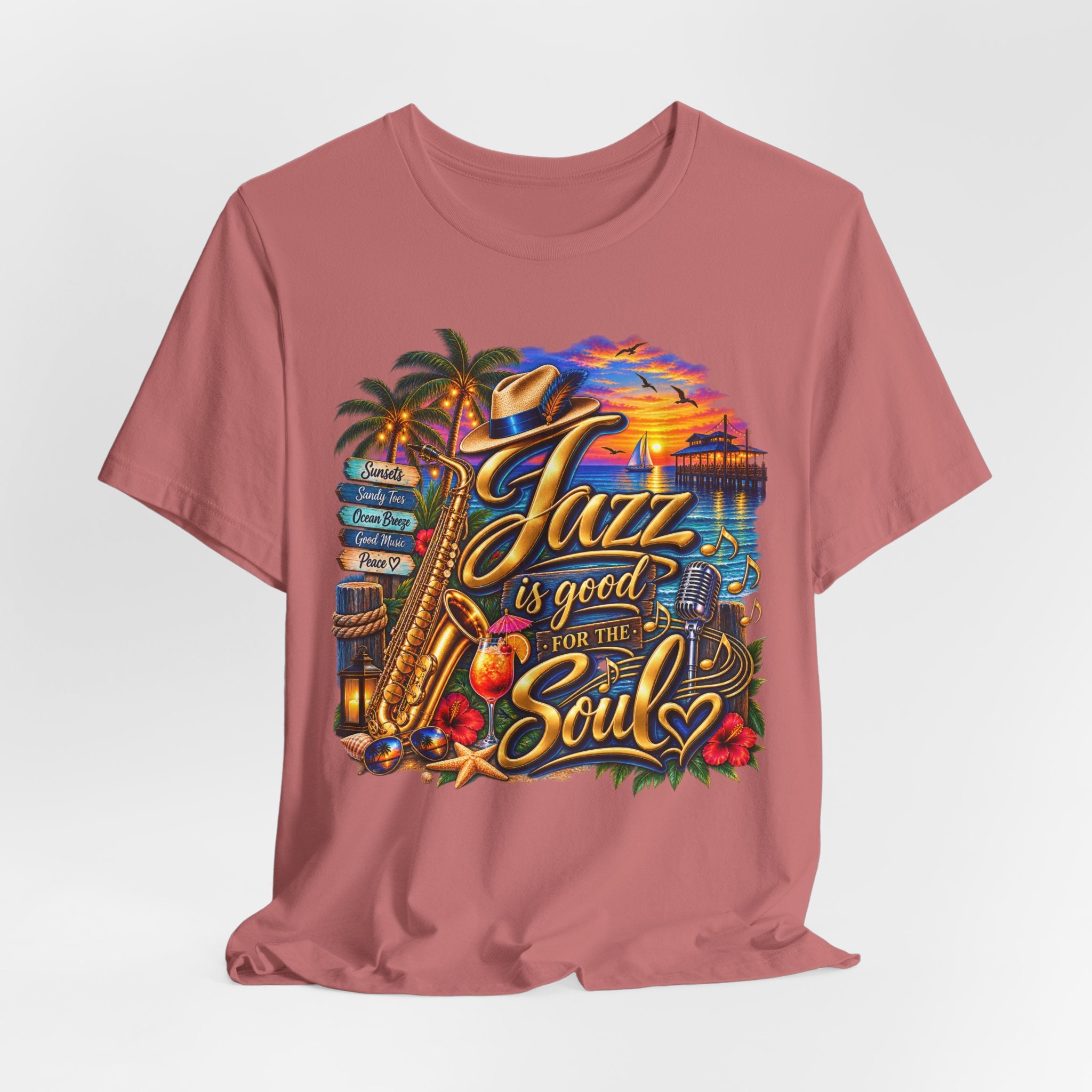 Jazz Is Good for the Soul Unisex T-Shirt – Jazz & R&B Music Lover Tee