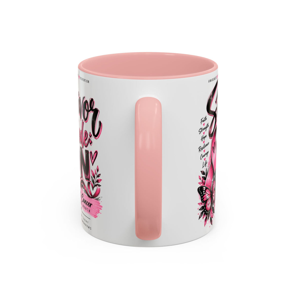 Survivor Mode: ON Breast Cancer Awareness Mug