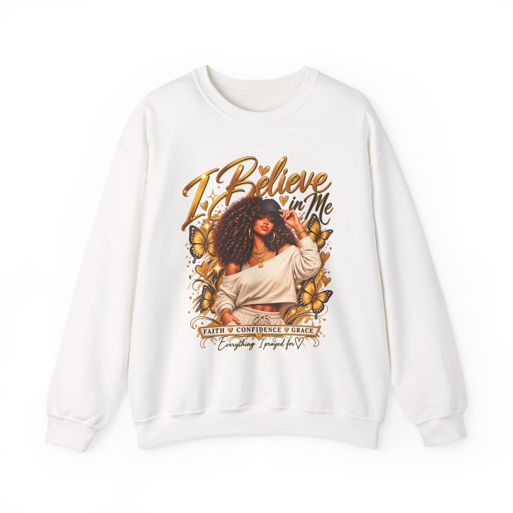 I Believe in Me Personalized Sweatshirt – Custom Name