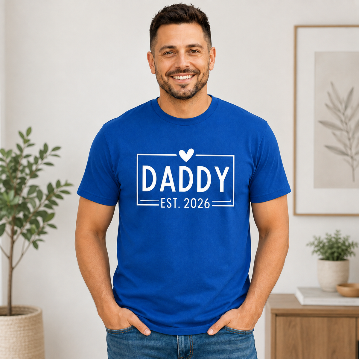 Mommy & Daddy EST. 2026 T- Shirts- New Parents Matching Shirts