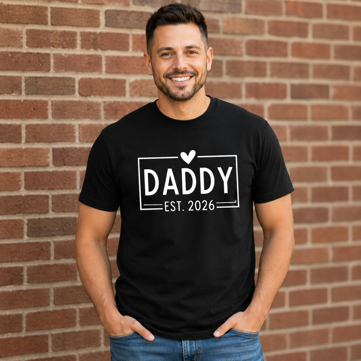 Mommy & Daddy EST. 2026 T- Shirts- New Parents Matching Shirts
